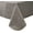 Gray, variant on Vinyl Tablecloth with Flannel Backing Rectangle Waterproof Oil-Proof Plastic Table Cloth Wipeable PVC Table Cover for Indoor and Outdoor (Beige, 60 x 84 Inch)
