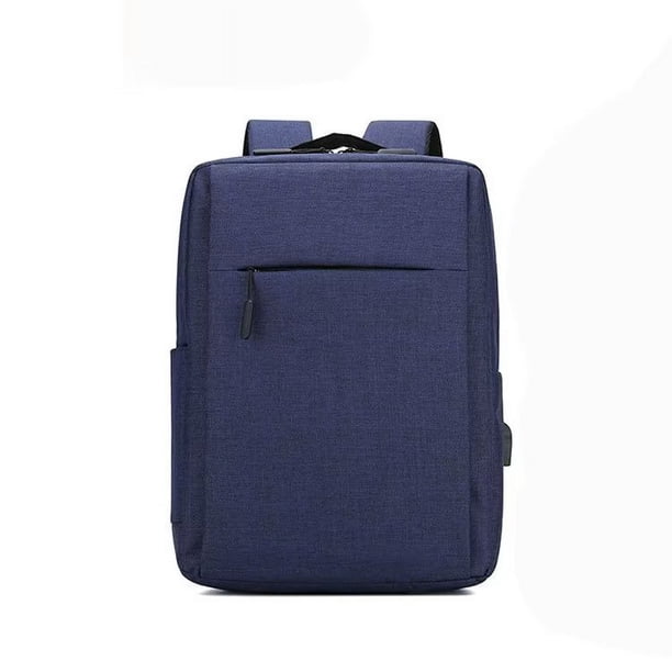 Mochila de alta capacidad para negocios con carga USB.