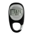 thumbnail image 3 of Step Distance Counter with Carabiner Walking 3D Pedometer for Running Hiking, 3 of 8