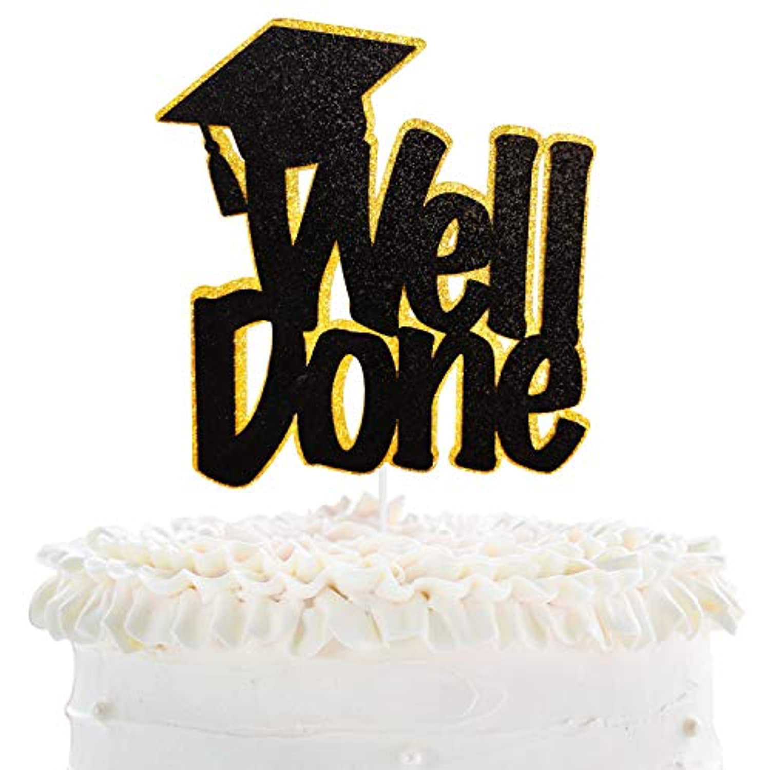 College Graduate Cake Topper Black Awyjcas 2019 Congrats Grad Cake Topper Class of 2019 Graduate Party Decorations Supplies High School Graduation 
