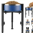 thumbnail image 2 of Pet Bowl Holder, Stainless Steel Bowl Holder, Large, Medium And Small Dog Bowl Holder, Detachable And Adjustable In Height，1pc，, 2 of 4