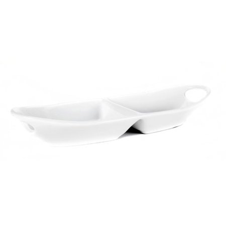 UPC 716554302704 product image for Housewares International Blue Harbor Ceramic Section Server with Handles | upcitemdb.com