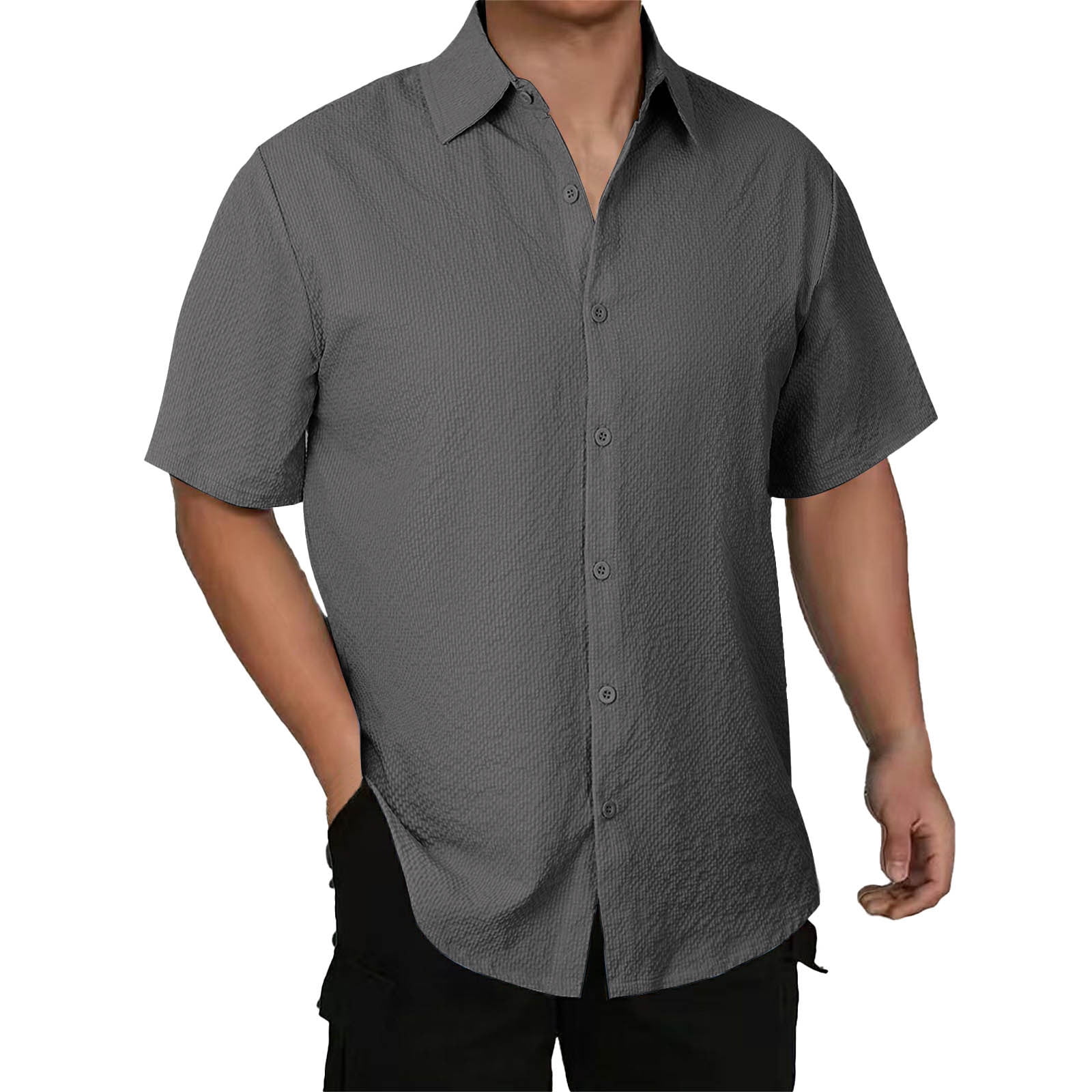 Jjayotai George T Shirts for Men, Men's Fashionable Casual Solid