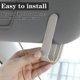 thumbnail image 5 of Paquete de 2 soportes para gafas de sol para coche, Clip magnético de cuero para gafas, Clip para tarjeta de billete, soporte Universal para coche, 5 of 5