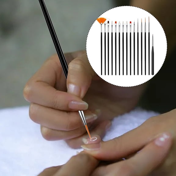Nail Paint Pen Set for Precise Design with 15 Colors Smooth Application
