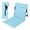 Bleu Clair, variante sur Colaxi Chaise de Camping Pliante avec Dossier Siège de Sol Portable Chaise de Sol Pliable pour Événements Sportifs Concerts en Plein Air Randonnée Sac à Dos Bleu Foncé