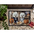 thumbnail image 3 of Carolines Treasures DAC1739MAT 18 x 27 in. Unisex Bichon Frise Fall Kitchen Pumpkins Doormat, 3 of 5
