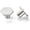 Silver, variant on Goldenwarm 25 Pack Modern hexagonal Cabinet Knobs Brushed Gold Drawer Knobs Kitchen Hardware