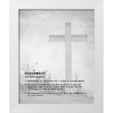 Murdock, Ramona 12x14 White Modern Wood Framed Museum Art Print Titled - Atonement II