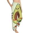 thumbnail image 3 of Kdxio Women's Comfy Stretch Avocado1Print Drawstring Pajama Pants-Large, 3 of 9