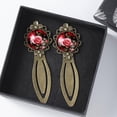 thumbnail image 3 of Rose Vintage Copper-Colored Lace Bookmarks: Stainless Steel Gifts for Readers and Book Lovers - Set of 2 Bookmarks, 3 of 5