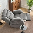 thumbnail image 3 of Power Swivel Rocker Recliner Chair for Adults with Massgae and Heat, USB and Type-C Charging Port, Infinite Position, Electric Glider Rocking Chairs for Living Room, Nursery, 3 of 10