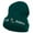 Dk Green, variant on Snowboard Embroidered Long Beanie - Black OSFM