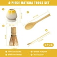 thumbnail image 2 of ACDANC 4Pcs Matcha Whisk Set,Ceramic Bowl Matcha Set,Smooth Finish Matcha Kit,Blue, 2 of 6