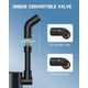 thumbnail image 2 of Fanttik X9 Ace Mini bomba de neumáticos para bicicleta de inflado rápido de 32 s con bomba de aire eléctrica de calibre 150 PSI con válvula Presta y Schrader adecuada para bicicleta de carretera, bici, 2 of 9