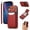Red, variant on Allytechgroup Wallet Case for iPhone XR with Credit Card Slot, RFID Blocking PU Leather Flip Case with Lanyard & Kickstand Shockproof and Anti-Scratch Bumper for Women Girls, Pink