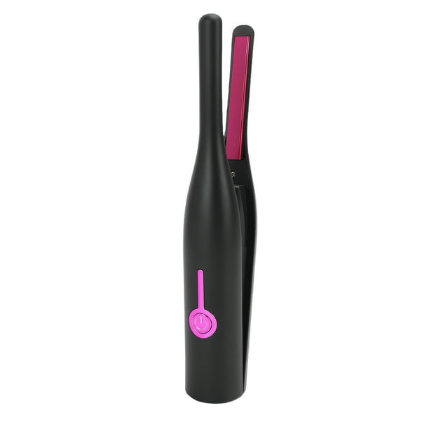 Plancha De Pelo Inalámbrica, Rizador De Hierro Plano De Viaje 2 En 1 Con Placas De Calentamiento Rápido, Mini Peinador De Doble Voltaje Para Viajar A Casa
