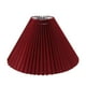 thumbnail image 1 of Pantalla de lámpara plisada redonda, accesorio de iluminación, mesa, tela decorativa, reemplazo de pantalla de lámpara para sala de estar, cafetería, Rojo Gloria pantalla plisada, 1 of 9