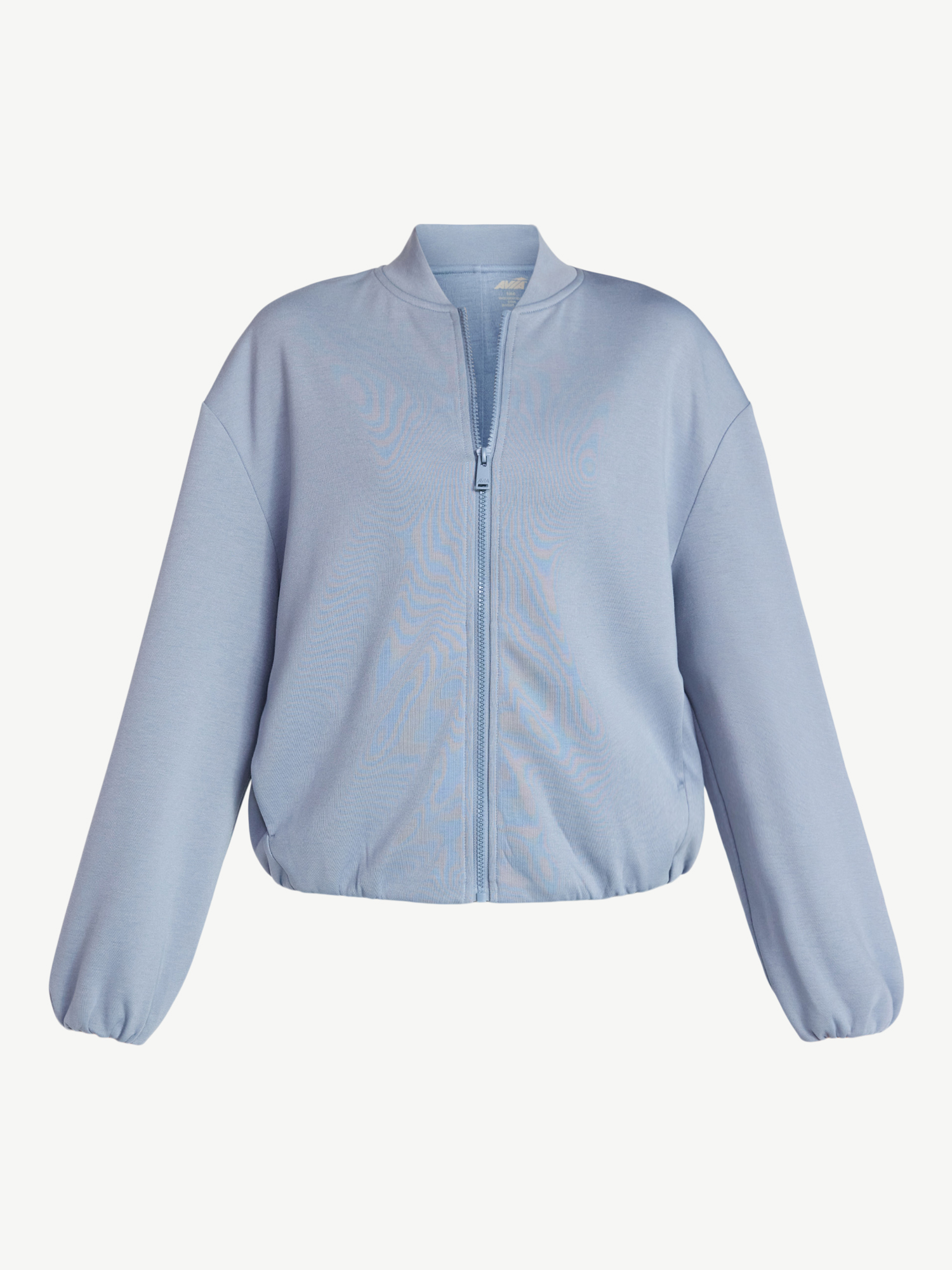 Avia Women's ScubaKnit Bubble Hem Bomber Jacket, Sizes XS-XXXL