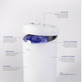 Ubbi Steel Diaper Pail, Hands Free Disposal System, Odor Locking, No