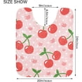 thumbnail image 3 of Dreamtimes Bath Mats Toiletry Mat Cartoon Cherry Print, Bath Mats for Bathroom Non-Slip Super Soft Absorbent Microfiber Bath Rugs, Bathroom Rugs for Bathroom Floor, Tub and Shower, 24"x16", 3 of 4