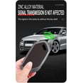 thumbnail image 6 of Key Fob Cover Compatible with Kia Telluride EV6 EV9 K4 K5 GT-Line Sportage Carnival 9 Button Leather Metal Zinc Alloy Keychain Case Holder Protector,Black-long Keychain, 6 of 8