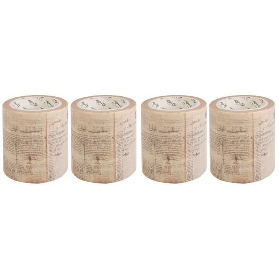 WORGEOUS 4 Rolls Journal Paper Tape Gothic Style Washi Tape Crafting DIY Tape Washi Tape Ornament