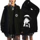 thumbnail image 4 of Anime japonés otoño e invierno nuevo Dragon Ball Muscle Goku estampado cremallera más sudadera de terciopelo chaqueta con capucha top, 4 of 5