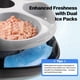thumbnail image 4 of Comedero automático para gatos PetPrime 6-Meal con bolsas de hielo negro, 4 of 8