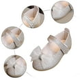 thumbnail image 5 of Zanarzt Kids Mary Jane Shoes Toddler Little Girls Dress Shoes Flower Girls Mary Jane Flats Ballet Shoes Party Wedding Gold,US 9.5, 5 of 7