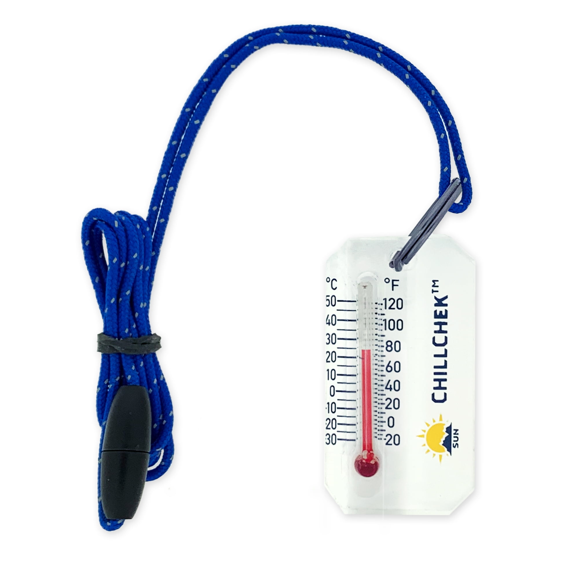 Sun Company ChillChek Waterproof Thermometer with Breakaway Lanyard