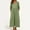 69#Green, variant on Cotton Linen Dresses for Women 2025 Fall Long Length Sleeve V Neck Maxi Dress Boho Vacation Beach Sundresses Beige L