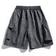 thumbnail image 4 of pstuiky Pantalones cortos para hombre, Pantalones cortos casuales cómodos de moda para hombre, de color liso, con cintura elástica regular, para playa Pantalones cortos de baloncesto, 4 of 4