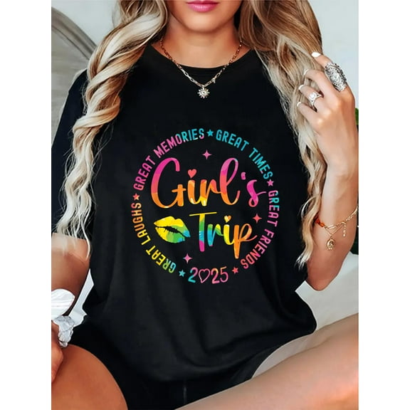 Girls Weekend Great Memories Women Girls Trip 2025 T-Shirt