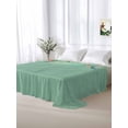 thumbnail image 5 of Spring Bird Flowers King Size Flat Sheet, Wrinkleproof & Fadeproof Cooling Flat Bed Sheet Only, Farmhouse Watercolor Botanical Plant Breathable Soft Bedding Top Sheets 105 x 98 Inches, 5 of 8