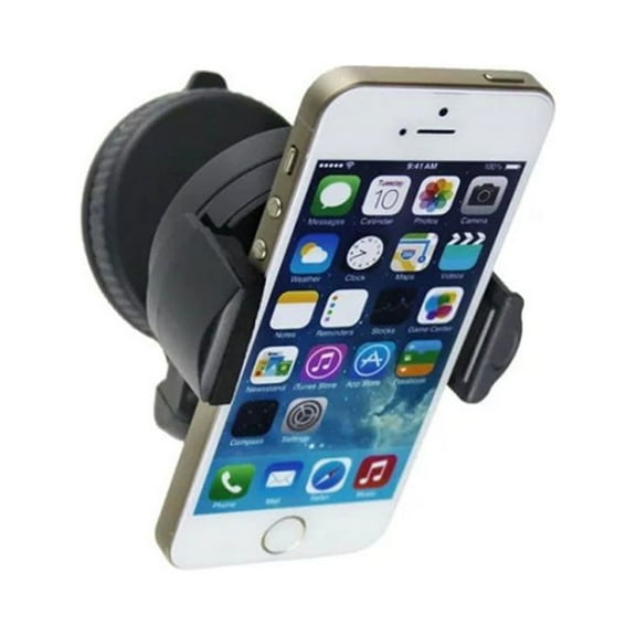 360 Degree Rotateable Mini Size Suction Cup Mobile Phone Smart Device Hold Bracket(Black)