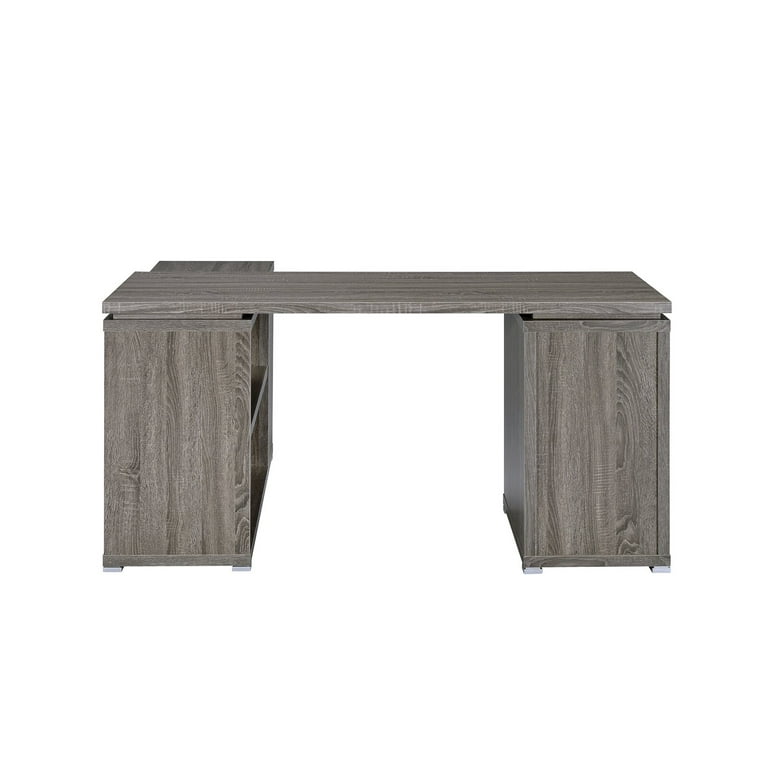 Senga Reversible L Shape Executive Desk 60 W x 23 D Overall Product Weight 124.75 lb. Walmart