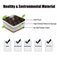 thumbnail image 2 of Unique Bargains Car Front Rear Seat Cover Breathable Plush Pad Mat Vehicle Chair Cushion Set Universal, 2 of 7