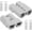 2 PCS Gray, variant on chasenew 50A-600V Battery Quick Connect/Disconnect with 7/8/10/12 AWG, 4 PCS Jumper Cable Plug Connector, Compatible with Anderson Connector for Rescue Winch, Motor Recovery (Gray with Cover)