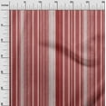 thumbnail image 3 of oneOone Cotton Silk Maroon Fabric Stripe & Sewing Material Print Fabric By The Yard 42 Inch Wide, 3 of 4