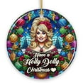 thumbnail image 6 of Have a Holly Dolly Christmas Ornament, Marvelous Country Keepsake, 6 of 6