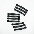 thumbnail image 4 of 10x tiradores de puertas de armario de cocina, cajón de armario, muebles de dormitorio, distancia central de tracción 96MM, aluminio, con tornillos, 4 of 5