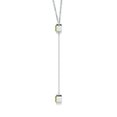 thumbnail image 2 of Angara Collier Péridot Naturel - Collier Style Lariat Péridot Rond 1.9 ct en Platine pour Femmes, 2 of 8
