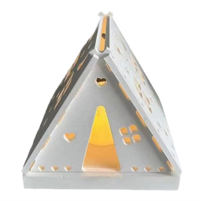 Candle Holder Molds Silicone Hollow Stars and Moon House Decor