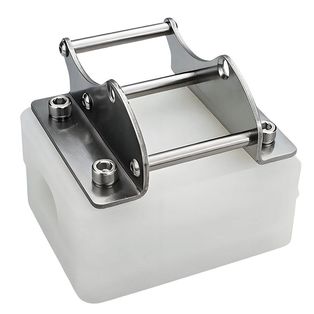 Steel Marine Fishing Rod Holder Bracket with Deck Base for Vessel Angling Use