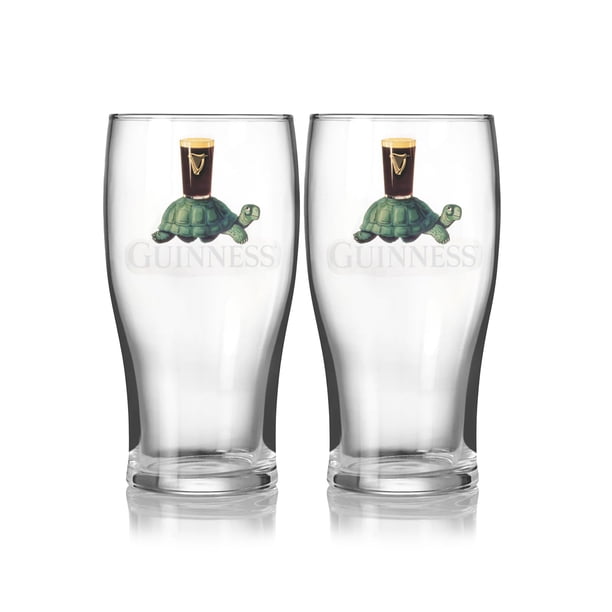 Vasos Guinness Gilroy Tortuga 20oz Tulipán Pint 2 Paquetes