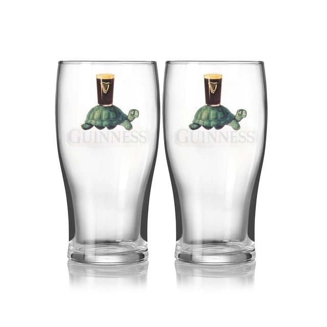 Vasos Guinness Gilroy Tortuga 20oz Tulipán Pint 2 Paquetes