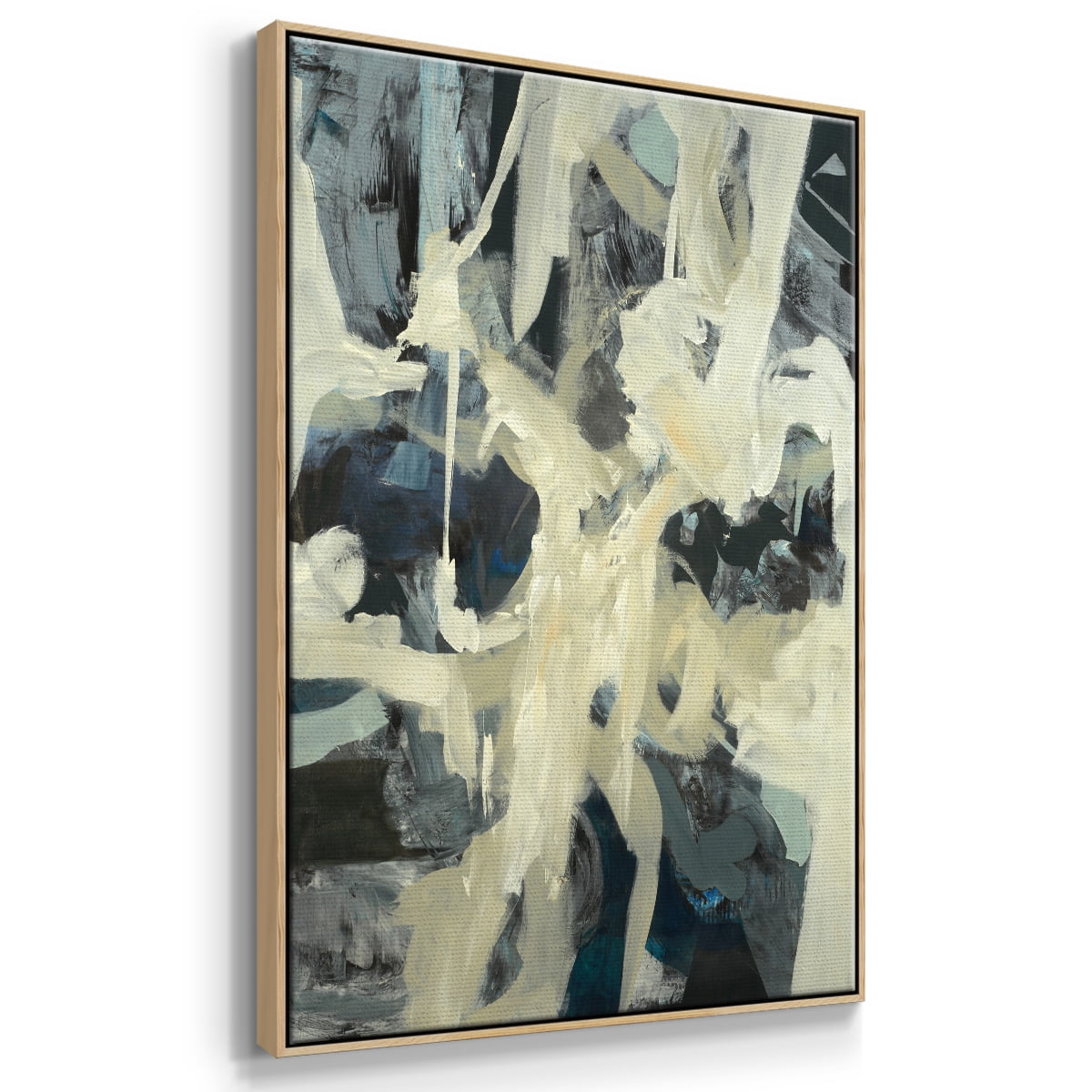 Bearers Framed Premium Gallery Wrapped Canvas - Ready to Hang - 25 x 37 - Natural Wood Floating Frame