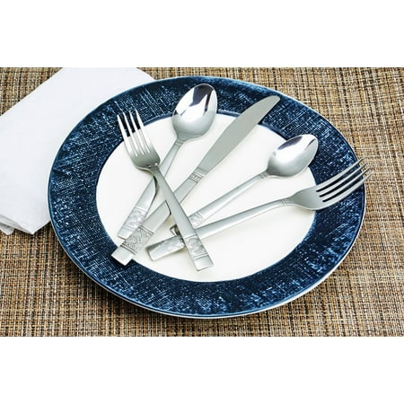 Mainstays Pierremont 20 Piece Stainless Steel Flatware Set