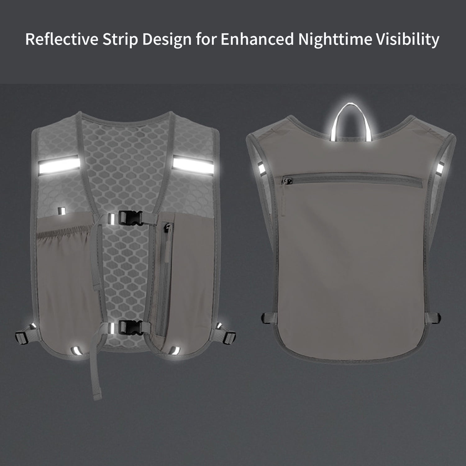 WEHUSE Hydration Running Vest Backpack Pack for Women and Men Jogging Trail Race Marathon Cycling Hiking